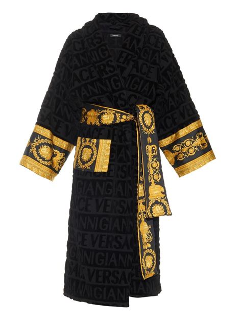 how much are the versace robes|Versace style dressing gown.